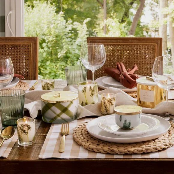 Frasier Fir Pine Needle Candle – Holiday Candles for Home Scented with Notes of